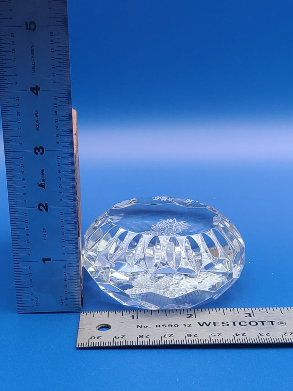 Waterford Crystal Hospitality Collection Cut Pineapple Paperweight - Picture 8 of 9